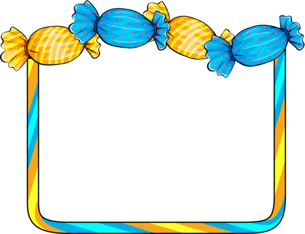 Фоторамка с конфетами