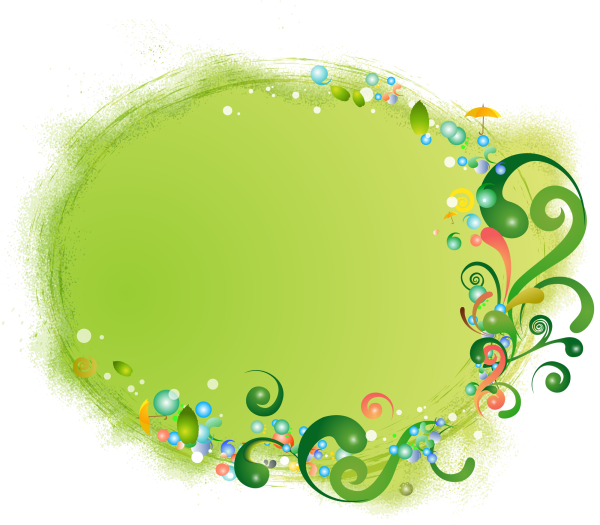 Салатовая рамка