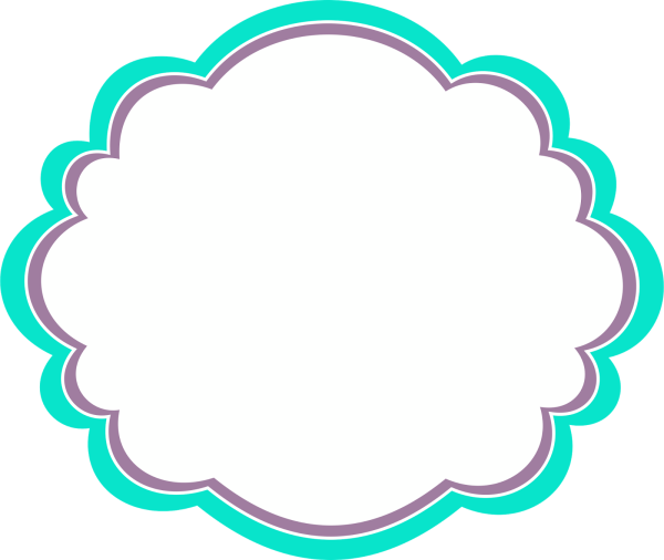 Рамка облачко