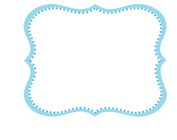 Рамка для текста детская фигурная