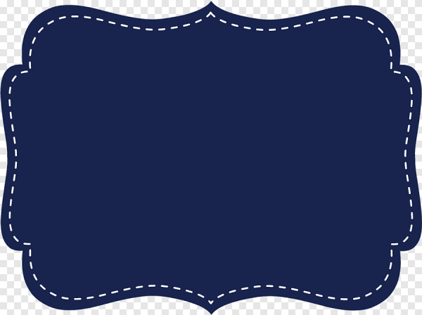 Синяя рамка для надписи