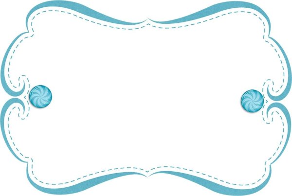 Рамочки для надписей детские