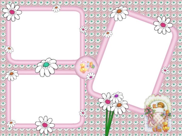 Детские рамки для коллажа