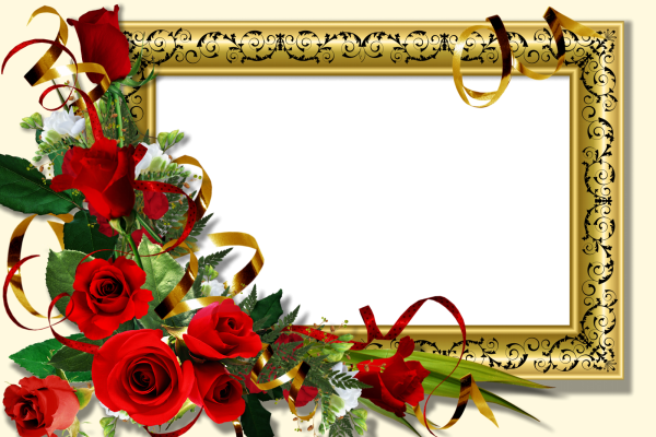 Рамка с днем рождения женщине