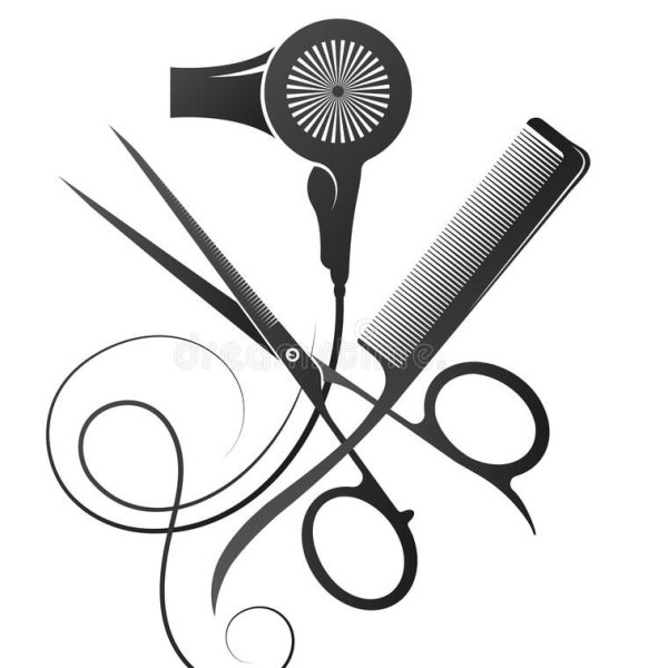 Ножницы и расческа