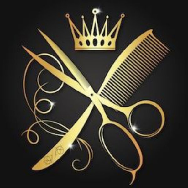 Золотые ножницы и расческа