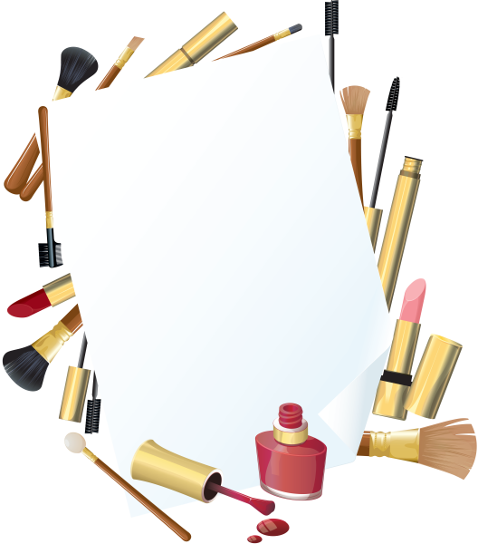 Рамка из косметики