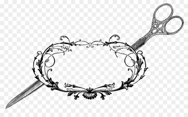 Парикмахерские ножницы узор вектор