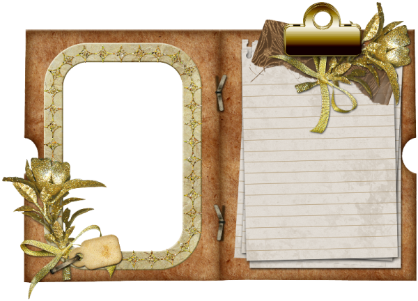 Рамка в виде книги