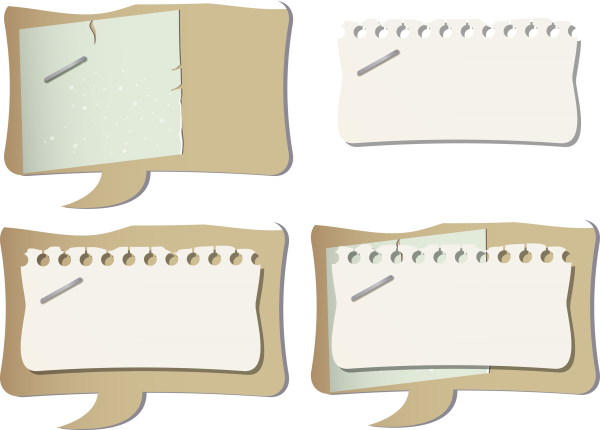 Блокнот стикер для презентации