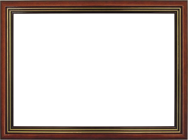Рамка коричневая строгая