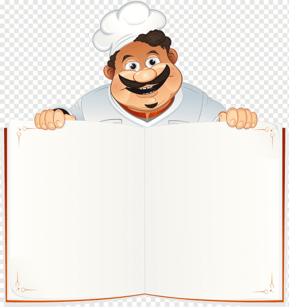 Повар с меню