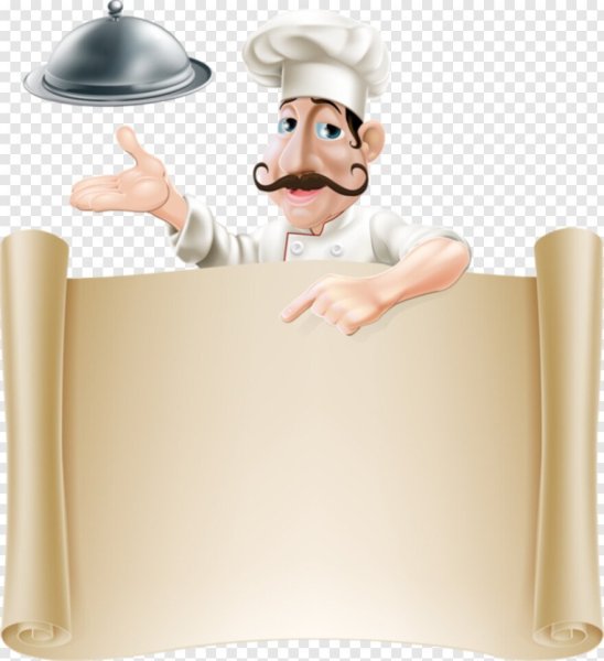 Рисунок повар с меню