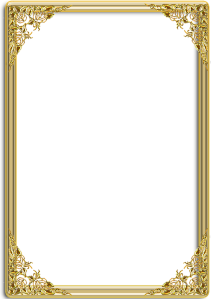 Рамка золото