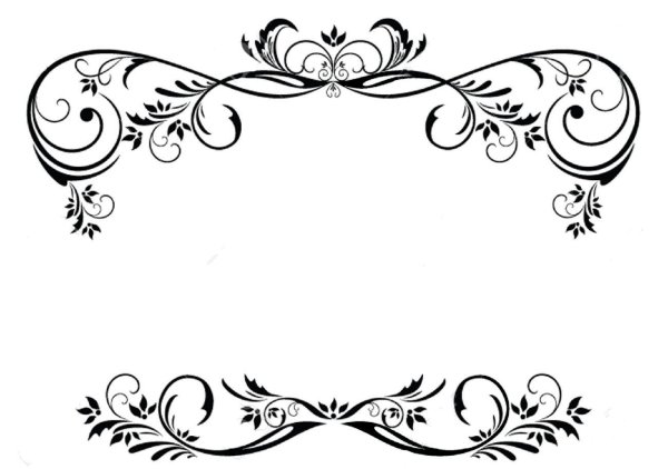 Узоры для пригласительных на свадьбу