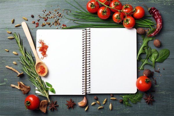 Фон для рецепта блюда