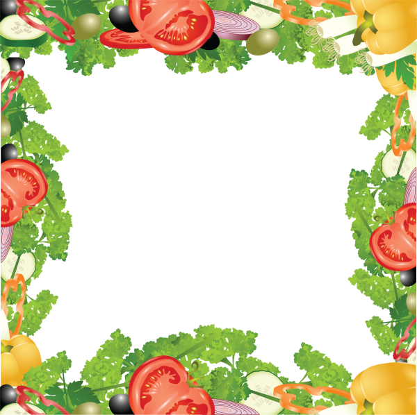 Рамка из овощей