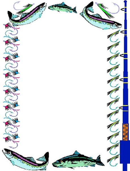 Рамка в форме рыбы
