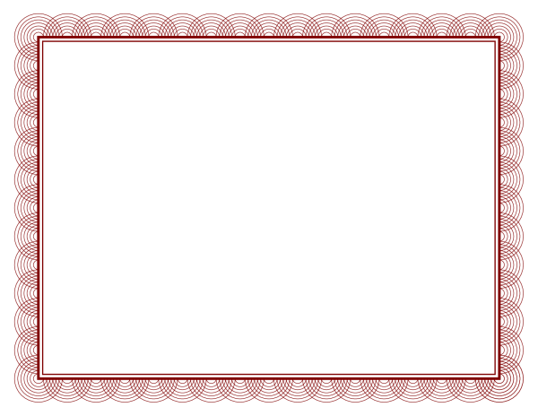 Векторные рамки для сертификатов