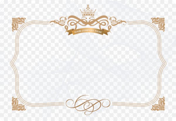 Векторный узор сертификат