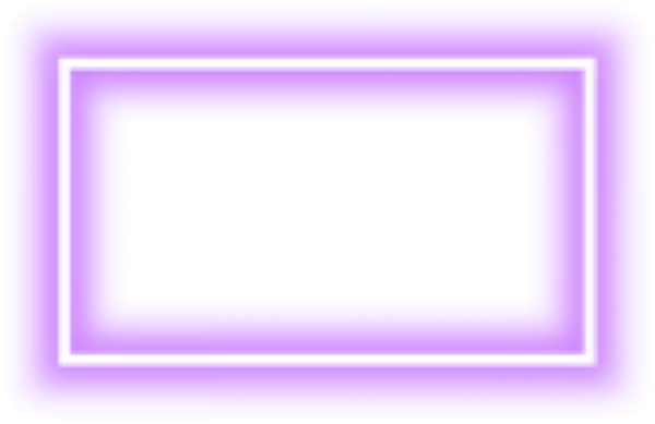 Неоновая рамка прямоугольная