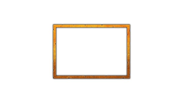 Рамка для стрима желтая