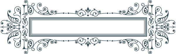 Рамка узкая узор