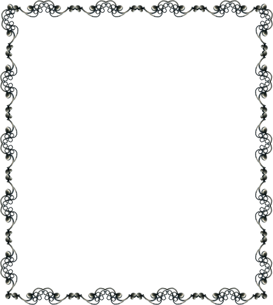 Рамка для текста черно-белая