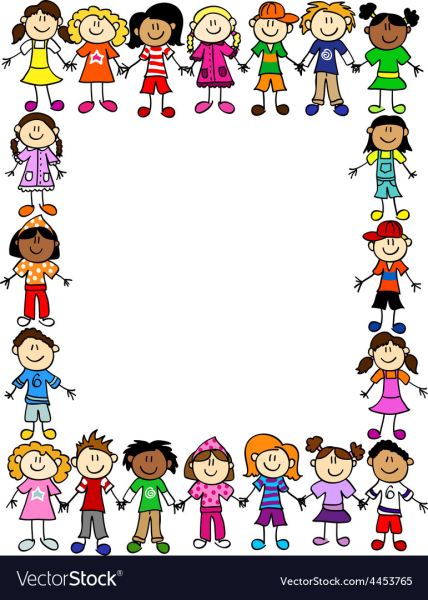 Рамка дети разных народов