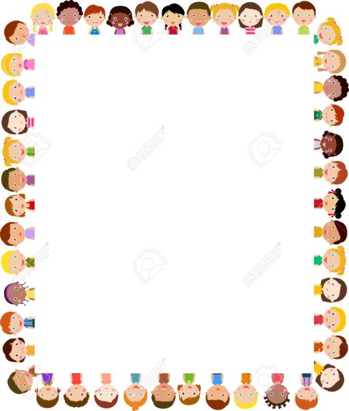 Рамка для текста дети дружат