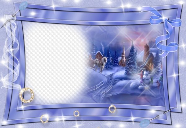 Зимняя рамка