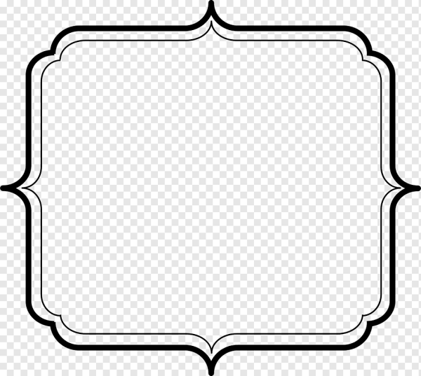 Рамка для надписи черная