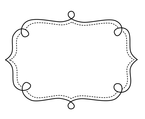 Красивая фигурная рамка