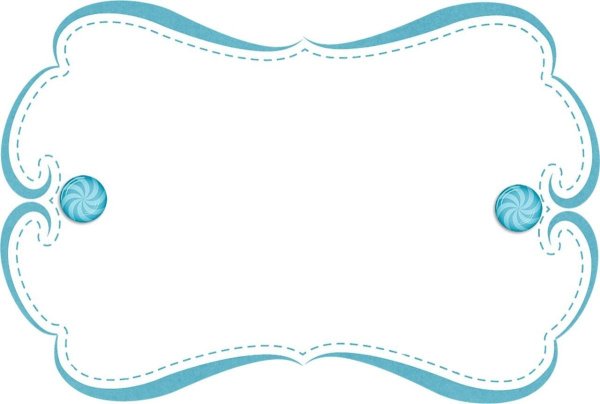 Рамочки для надписей детские