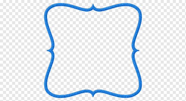 Синяя рамка для надписи