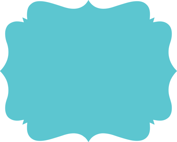 Фигурная рамка для надписи