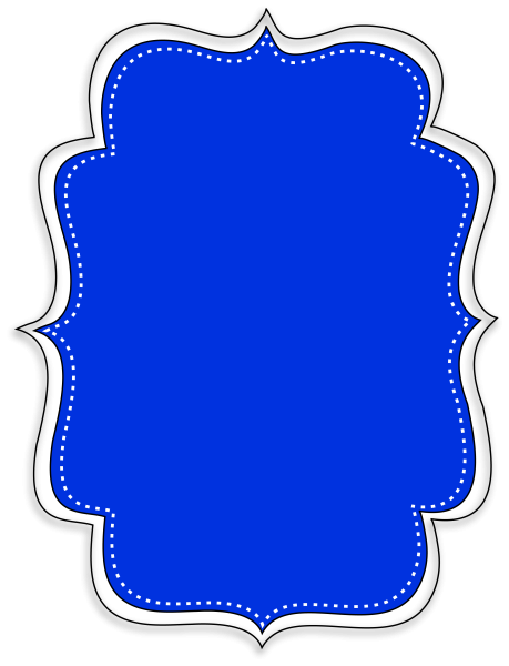 Фигурная рамка для надписи