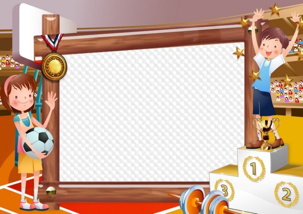 Красивая спортивная рамка