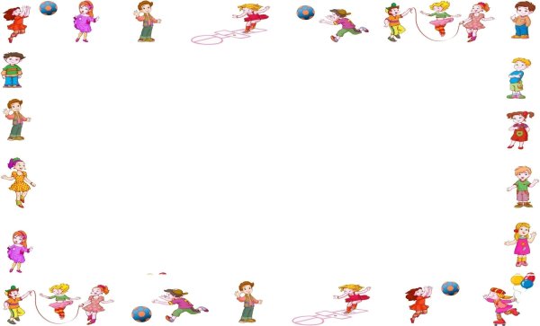 Рамки для текста спортивные детские