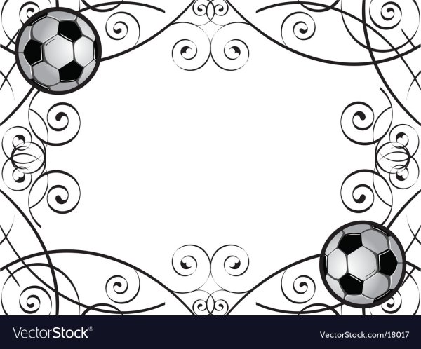 Рамочка в футбольном стиле