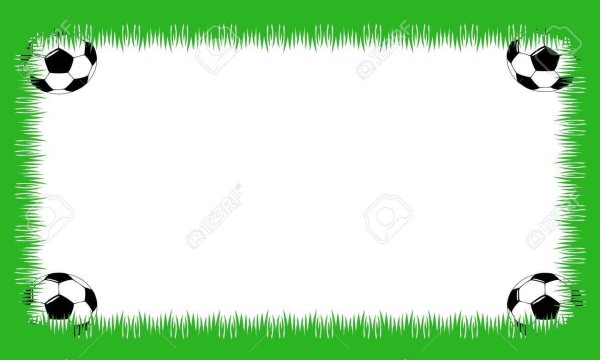 Рамка для текста детская футбольная