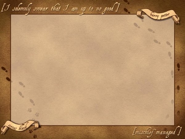 Рамка в стиле Гарри Поттера