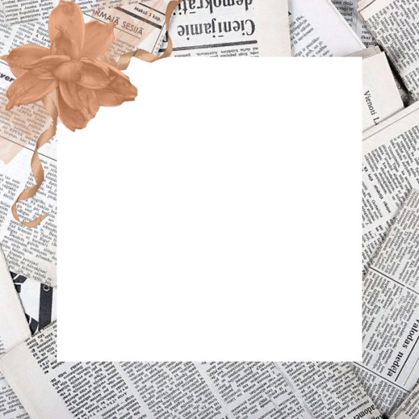 Газетная рамка для фотошопа