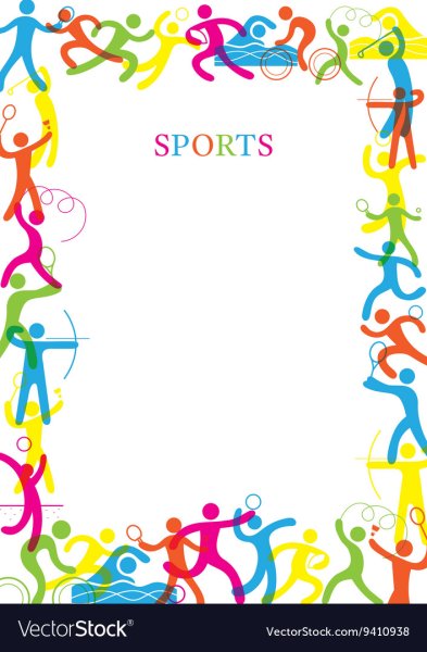 Спортивная рамка для текста