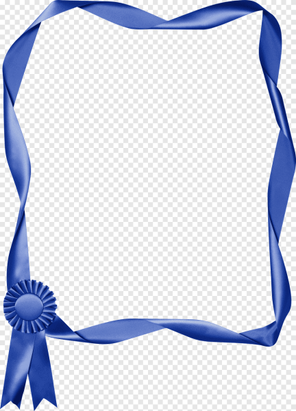 Синяя рамка для фотошопа