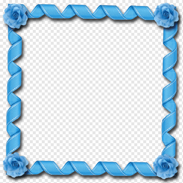 Красивая синяя рамка