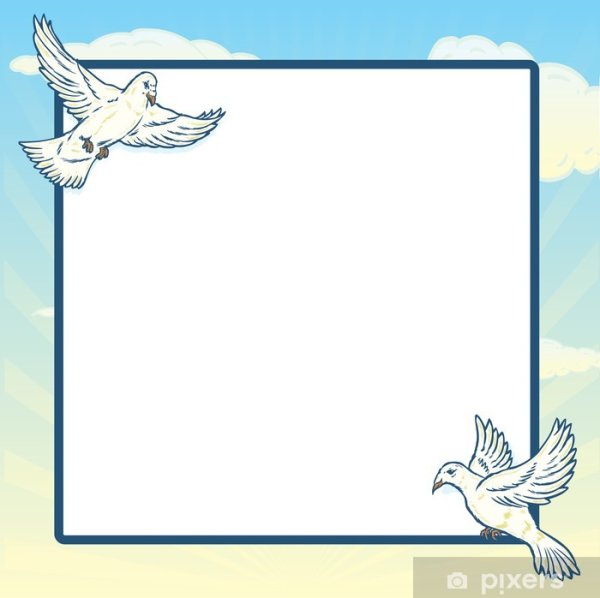 Грамота с голубями