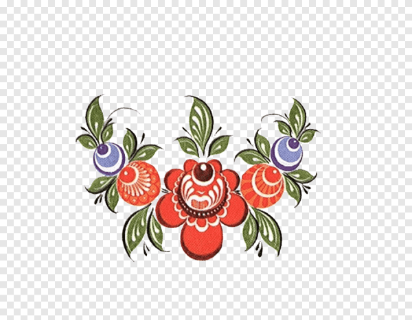 Городецкий узор