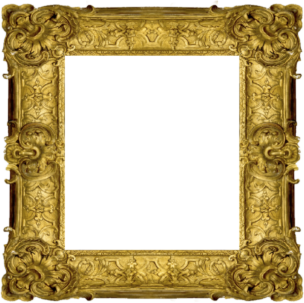 Рамка золото