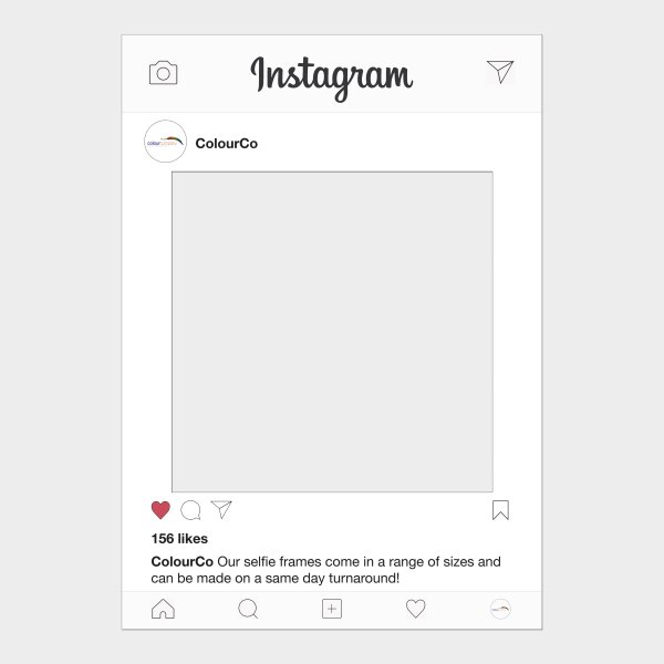 Рамка Инстаграм для фотошопа